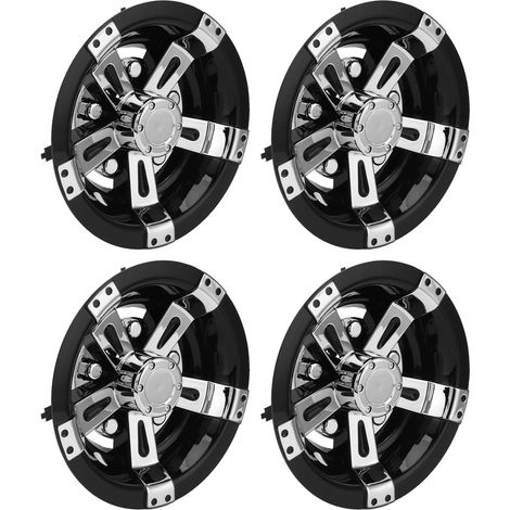 4 enjoliveurs de roue de 8 pouces pour voiturette de golf, réduisant la résistance au vent, en ABS léger, de rechange pour E-Z-GO (1/5)