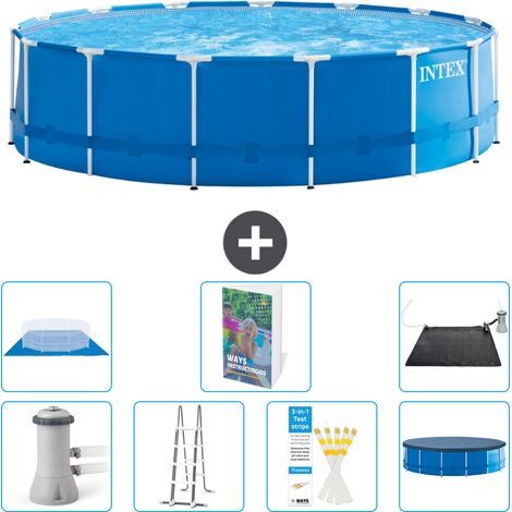 Intex Piscine Tubulaire Ronde - 457x122 cm - 8-pièces  S562