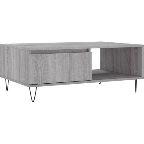 Maison Exclusive - Table basse sonoma gris 90x60x35 cm bois d'ingénierie
