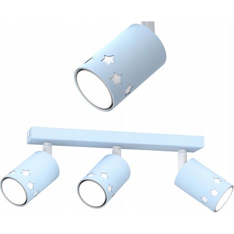 Kinder-Deckenleuchte, LED-Lampe für Jungen, blaue Sterne (1/5)