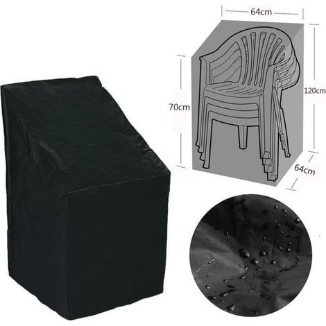 Dust cover for stackable chairs, storage bag, outdoor garden furniture protection, high quality, waterproof.