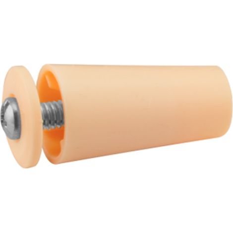 Elfenbeinfarbener Blindstopper - 40 cm, GIBALTO