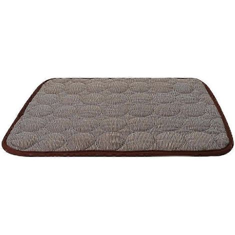 Tapis de sol portable rafraîchissant pour chien/chat, bleu, taille XS. Convient pour la cage.-brown S (1/5)