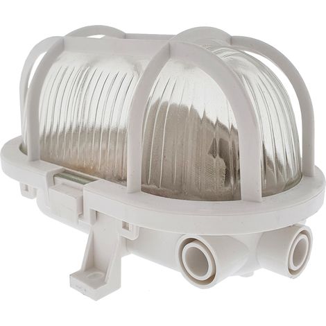 FPLUS electricidad aplique oval 60w e-27 blanco caja 14024 , electricidad aplique oval 60w e-27 blanco caja 14024 (1/4)