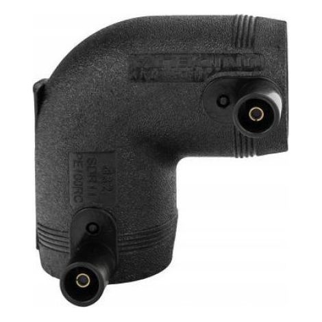 Raccord Electrofusion Coude PE 50 mm SDR11 - Pour Tuyaux PE80 PE100 - Gaz Eau Potable - 1 Pièce (1/4)