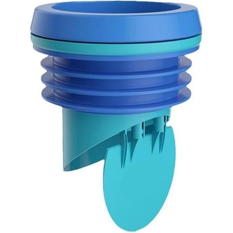 Bague de cire pour bride de vidange de toilette avec clapet anti-retour intégré, solution d'étanchéité améliorée pour bague de cire pour bride de toilette avec clapet anti-retour (1/4)