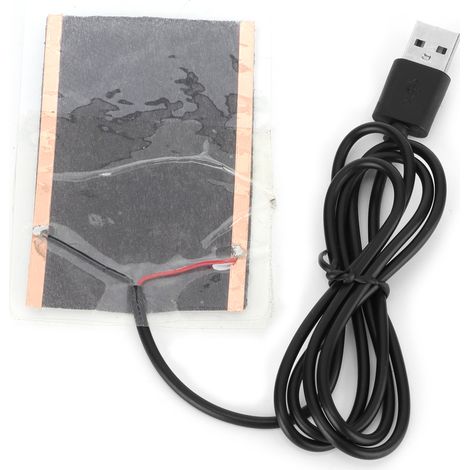 Film Chauffant - Fibre De Carbone - USB 5 W - Température Constante 45 °C - Pour Gants Chauffants Reptiles Accessoires - 1 Pièce