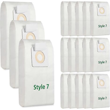 Packung mit 18 Staubsaugerbeuteln Typ 7 für Bissell-Staubsauger: PowerForce 1739, 3522, 3525, 71Y7, PowerGlide 3545 (1/5)