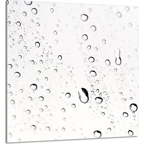 Panneau de verre POUR la cuisine 60x65 Gouttes (1/5)