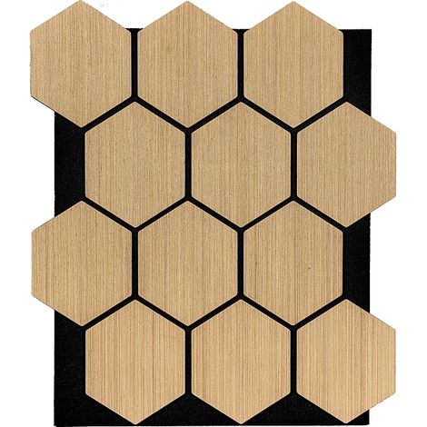 Panneau mural acoustique - Finition bois naturel clair - Pack de 1,62 m² - Lot de 4 pièces - KULIA (1/4)