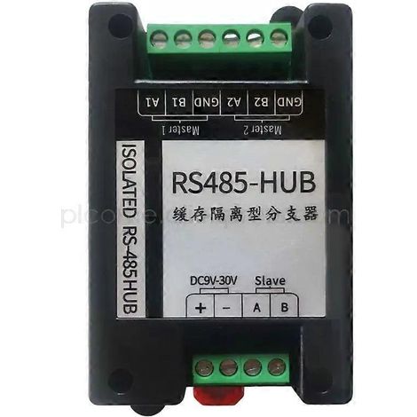 Hub RS485 industriel avec tampon, 2 maîtres et 1 esclave, répéteur RS-485, répartiteur, isolateur de signal, cache, extension de communication - JXLGV (1/4)