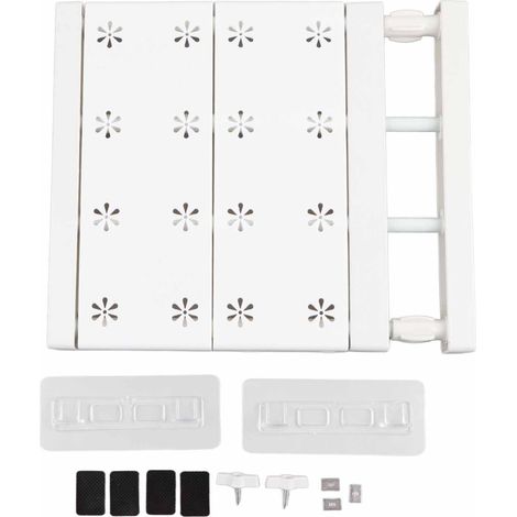 Séparateurs de placard extensibles et perforés pour étagères et rangements, longueur 11,81 à 15,75 pouces. (1/5)