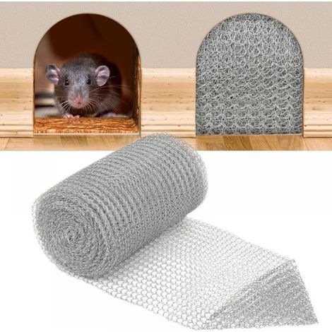 304 Stainless Steel Flexible Wire Mesh, 12.7cm x 6m Rodent Proof Wire Mesh, Rigid Wire Mesh for Rodent Protection, Gap Filling and DIY (1/5)