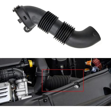Bil Luftfilter Skal Insugningsrör Slang Luftintagssslang Gasrör Convient pour Peugeot 207 301 2008 Convient pour Citroën C3-XR C-ELysee 9674987780