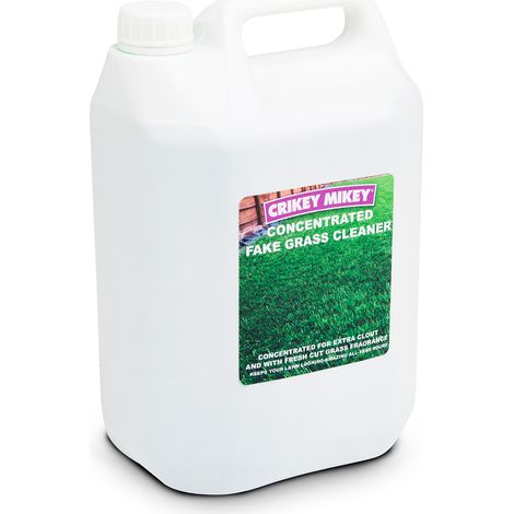 Crikey Mikey Concentrated Artificial Grass Cleaner, Pet-Friendly, Fresh Cut Grass Fragrance
