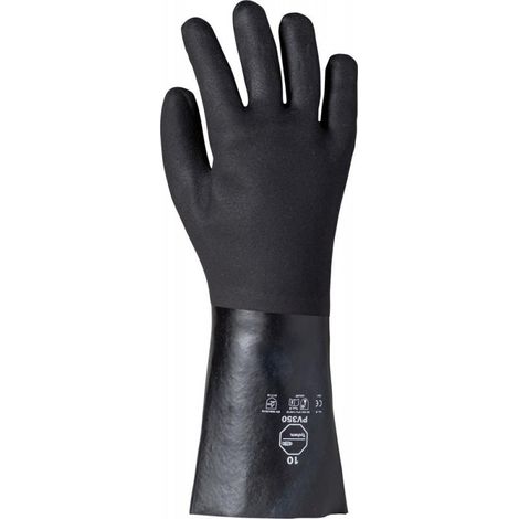 Gants Tychem PV-350 PVC305mmGr.10 (Par 12) (1/5)