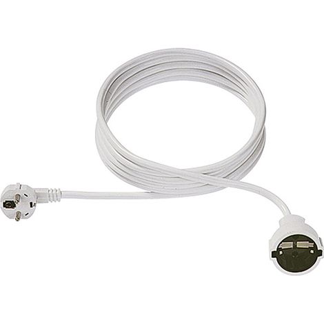 BACHMANN Rallonge H05VV-F3G1,50mm² 7,5m, ws, 3 pôles, 341.288