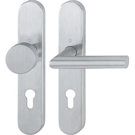 HOPPE® FH Wechselgarnitur mit Langschild Amsterdam FS-E58/353H/1400, Edelstahl, 11536238 (1/3)