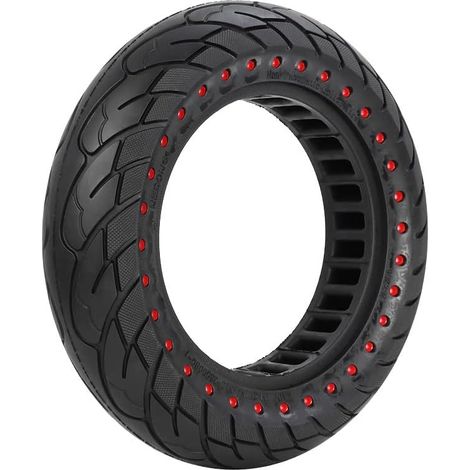Pneu plein 10 pouces pour trottinette électrique Xiaomi 4 Lite – Roue increvable avec amortisseur nid d'abeille – Excellente adhérence sur sol humide