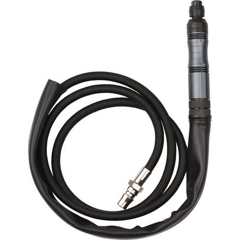 Meuleuse à air de type crayon avec tuyau d'air 2 pinces 1/4 pouce stylo rotatif pneumatique vitesse continue ponceuse à air comprimé polisseuse meulage gravure outil de forage avec clé étui de transpo (1/5)
