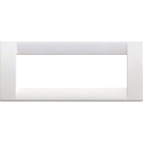 VIMAR - 16746.01 Placa Clásica 6M Blanco Brillante