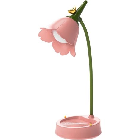 Lampe de table pour enfants, lampe de table LED à intensité variable avec 3 températures de couleur et capteur tactile