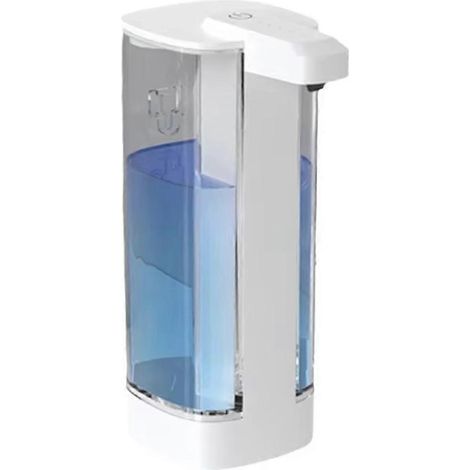 Distributeur automatique de savon liquide, rechargeable avec volume réglable, étanche pour la cuisine et la salle de bain (1/5)