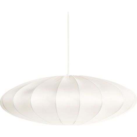 Lampada a sospensione dal design moderno Lampada da soffitto Paralume in nylon sintetico Bianco sporco Guacara (1/5)