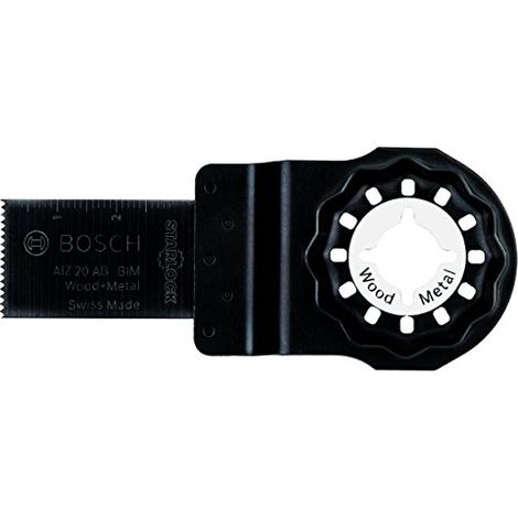 Bosch Professional 5x Lama per tagli dal pieno AIZ 20 AB (per legno e nel metallo, 20 x 30 mm, accessori utensili multifunzione) (1/4)