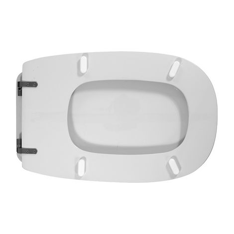 SEDILE WC PER DOLOMITE VASO CRISTALLO FORMA 10- Bianco - Cerniere C espansione- CW- pezzi 1