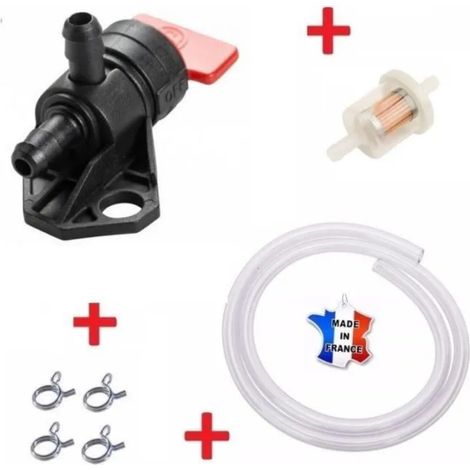 Cyclingcolors – Kit de réparation essence pour tondeuses Honda GCV 135 160 – Robinet, tuyau, filtre carburant, collier de serrage – Fonctionnement optimal - 16950-ZG9-M02