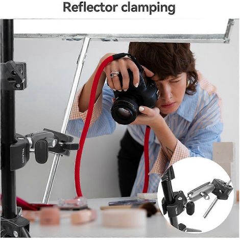 Adaptateur de fixation à double collier de serrage pour guidon de vélo avec deux joints (1/4)