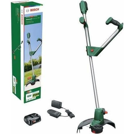 Bosch – Coupe-bordures à batterie 18V avec 1 batterie et 1 chargeur – Fonction IntelliFEED – Pour coupe précise et ergonomique – UniversalGrassCut 18-260 (1/5)