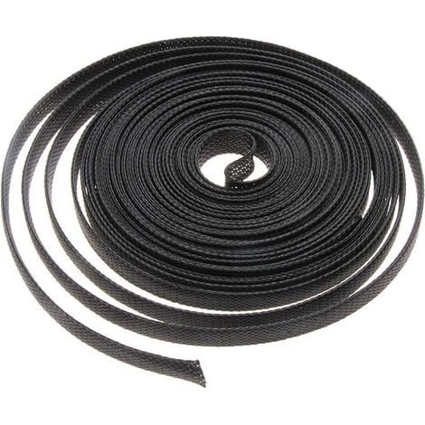 ETOPARS 8mm Manchon de Câble Gaine Tressée Extensible PET Fil Rangement Câble Souple Ajustable Tube de Métier à Tisser Protection Câbles Longueur 10 Mètres (1/5)