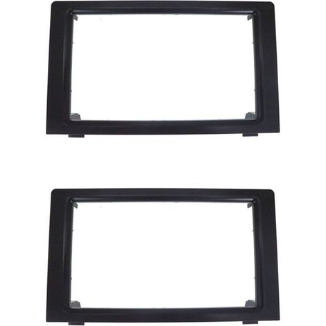 Kit de embellecedores de marco 2-DIN para paneles de salpicadero de radio de audio de coche para 9-3 (2007-2011)