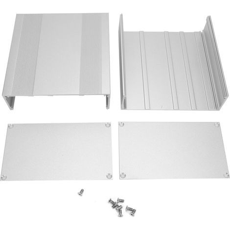 Boîtier de Projet électronique, Boîtier de Boîtier en Aluminium, Boîte à Instruments avec Conception de Type divisé en Alliage d'Aluminium, Excellente Chaleur, Boîtes électriques. (1/5)