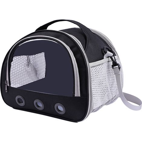 Sac Transport Oiseaux - Cage Transport Portable avec Support - Structure Transparente Respirante - Pour Perroquets et Petits Oiseaux - 1 Pièce (1/4)