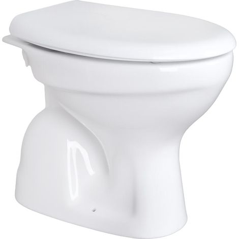 Belvit Stand WC Toilette Abgang Boden Senkrecht + Softclose Deckel