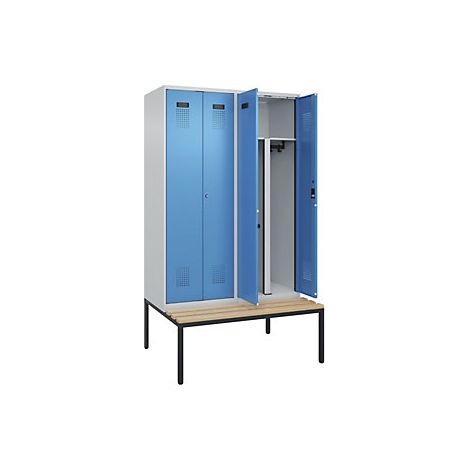 kaiserkraft Armadietto sporco/pulito con panca Evolo PLUS 4 (1/2)