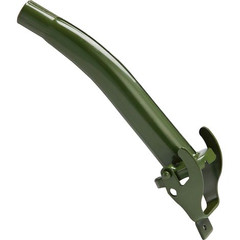 Monzana Jerry Can Pourer Spout Filler Filling Guard 5L 20L Olive Green Petrol Canister Military Army Retainer Safety Bracket Metal Robust Standard Fit (1/2)