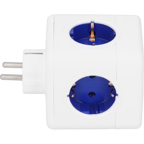 Prise européenne multifonctionnelle avec ports USB, sortie secteur, multiprise sans fil, adaptateur secteur 250 V CA (1/5)