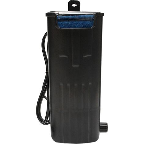 Filtre pour tortues d'aquarium, pompe à eau silencieuse, filtre cascade pour petits aquariums (prise américaine), compatible avec les reptiles et les tortues.