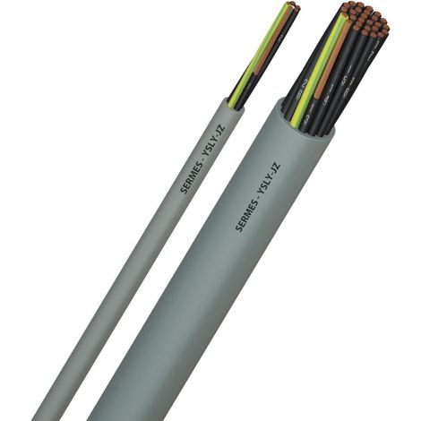 Touret 500m de Câble Souple Numéroté SERMES YSLY-OZ 2 x 0,5 - 14130105 (1/3)