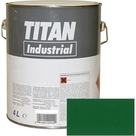 ESMALTE S/R EX300 VERDE RAL 6002 4L TITANTECH (1/2)