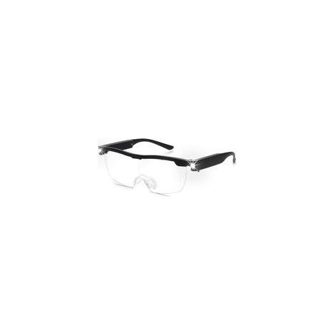 180% Vergrößerungsbrille mit wiederaufladbarem LED-Licht – Leistungsstarke Vergrößerungsbrille – Freihändige Brille für Naharbeiten, Basteln, Juweliere, Lesen und Hobbys (1/5)