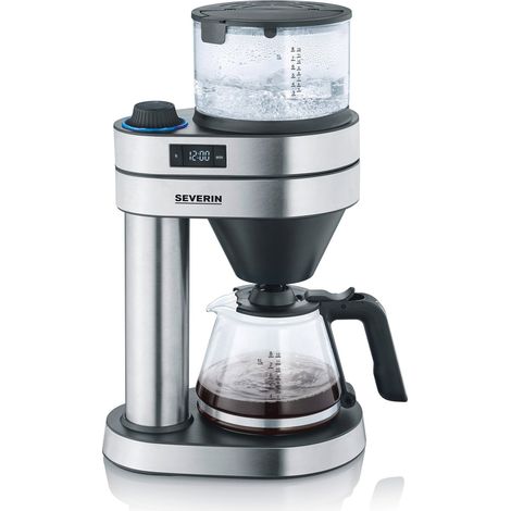 Kaffeemaschine, 12-Tassen-Kapazität, Edelstahl