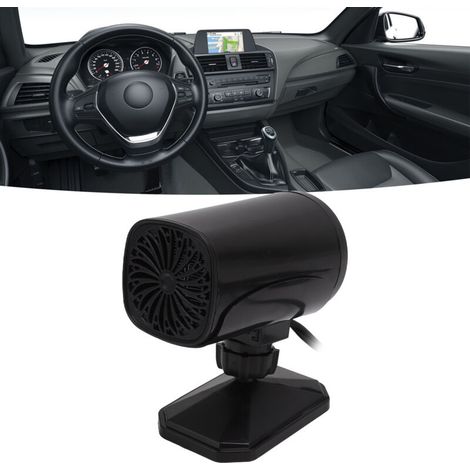2-in-1 Car Heater Fan, Cooling Fan, Portable Windshield Defroster, Defogger. Black. 12V (1/5)