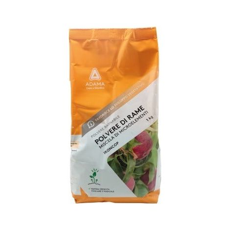 Concime in polvere di rame ossicloruro bagnabile sacco 1 kg Kollant ADAMA