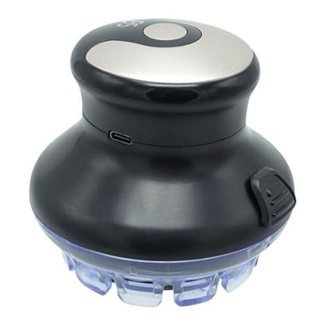 Elektrischer Haarschneider – Runder, kabelloser Haartrimmer – USB-C-Ladeanschluss – Digitalanzeige – Für Erwachsene und Kinder – 1 Stück (1/5)