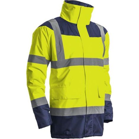 Parka impermeabile giallo fluorescente Coverguard KETA